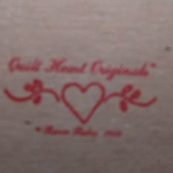 5 x 7 Quilted Heart "Peace be to this House" Matted Picture - Picture 2 of 4